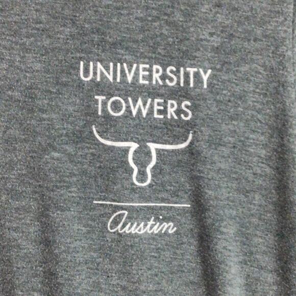University Towers Austin Texas T Shirt Gray Medium - Picture 4 of 4